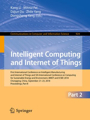 cover image of Intelligent Computing and Internet of Things